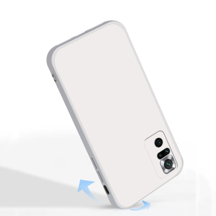 MATT Silikónový obal pre Xiaomi Redmi Note 10 Pro - biely