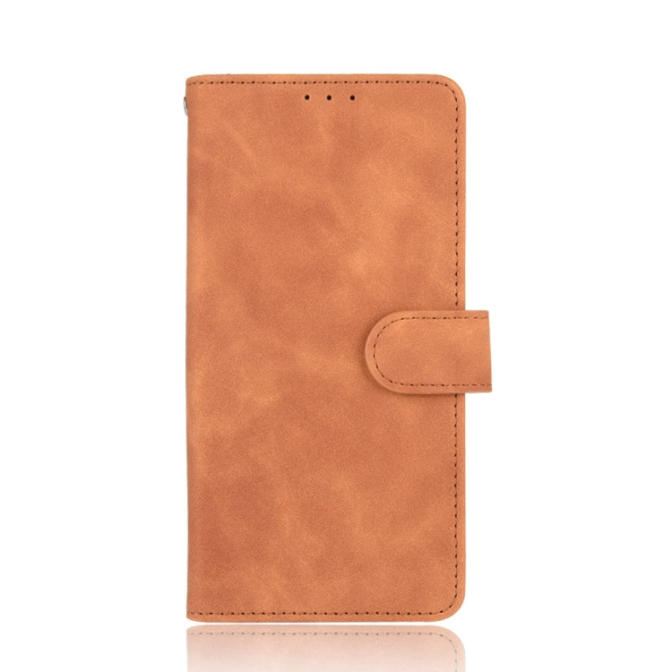 SOLID Knižkové puzdro pre Xiaomi Redmi Note 10 / Note 10S - hnedé