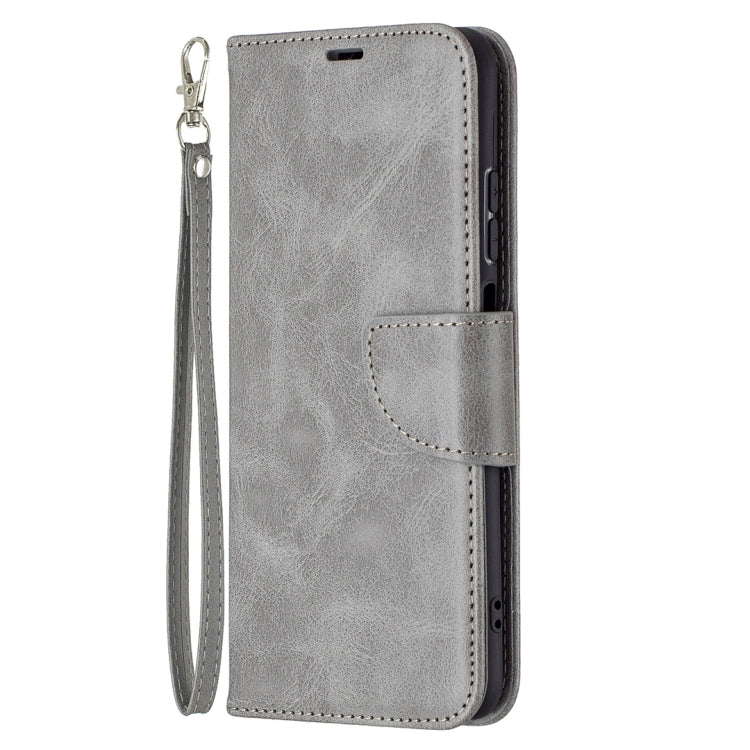LAMBSKIN Knižkové puzdro pre Xiaomi Redmi Note 10 / Note 10S - sivé