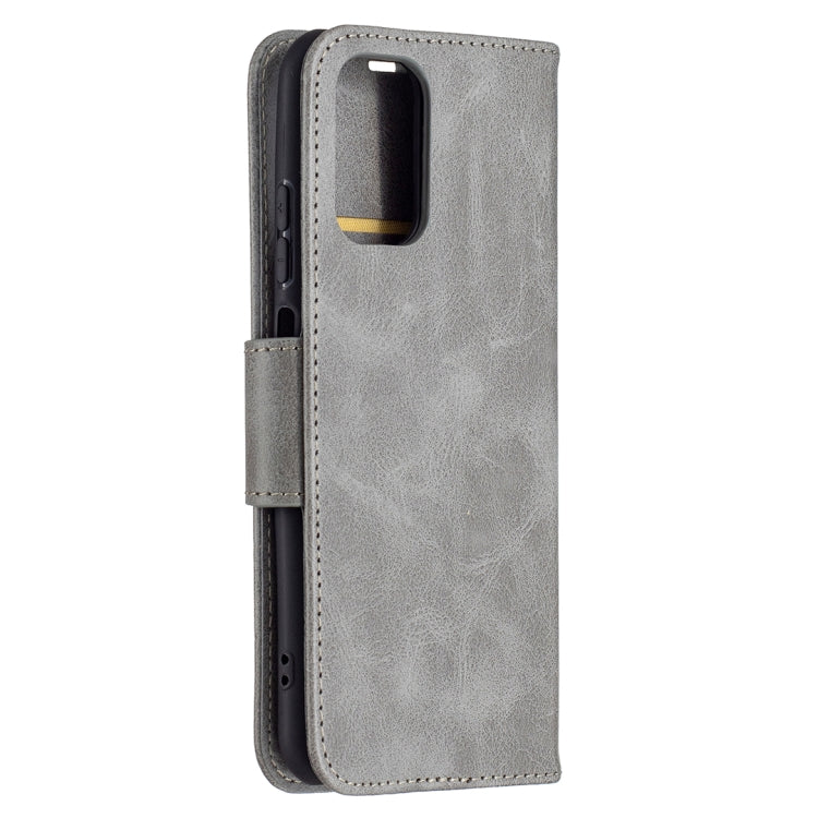 LAMBSKIN Knižkové puzdro pre Xiaomi Redmi Note 10 / Note 10S - sivé