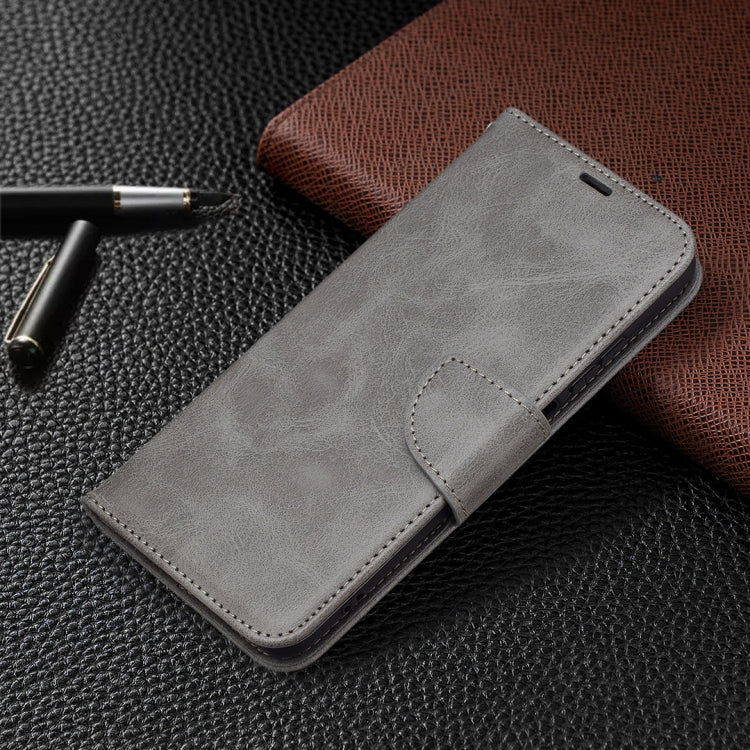 LAMBSKIN Knižkové puzdro pre Xiaomi Redmi Note 10 / Note 10S - sivé