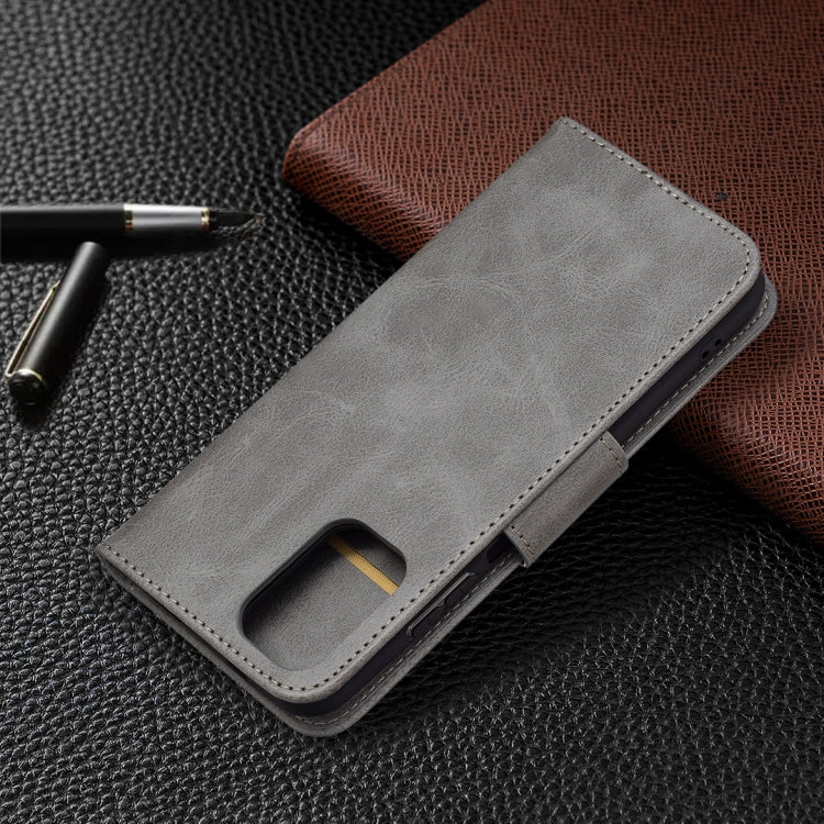 LAMBSKIN Knižkové puzdro pre Xiaomi Redmi Note 10 / Note 10S - sivé