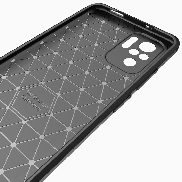 CARBON Zadný obal pre Xiaomi Redmi Note 10 / Note 10S - čierny