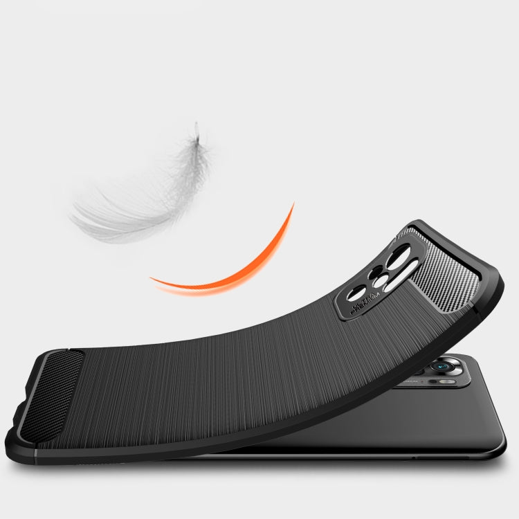 CARBON Zadný obal pre Xiaomi Redmi Note 10 / Note 10S - čierny