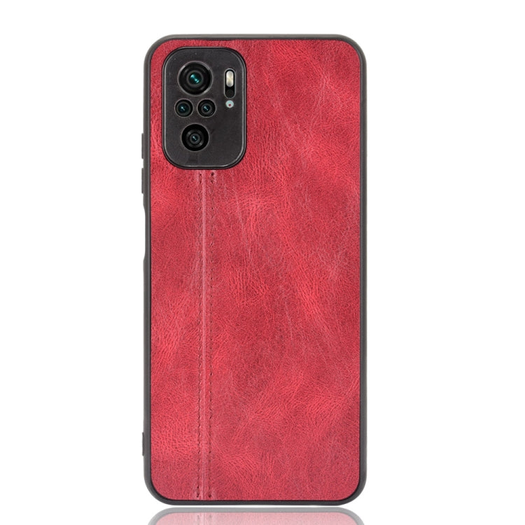 SEWING Zadný kryt pre Xiaomi Redmi Note 10 / Note 10S - červený