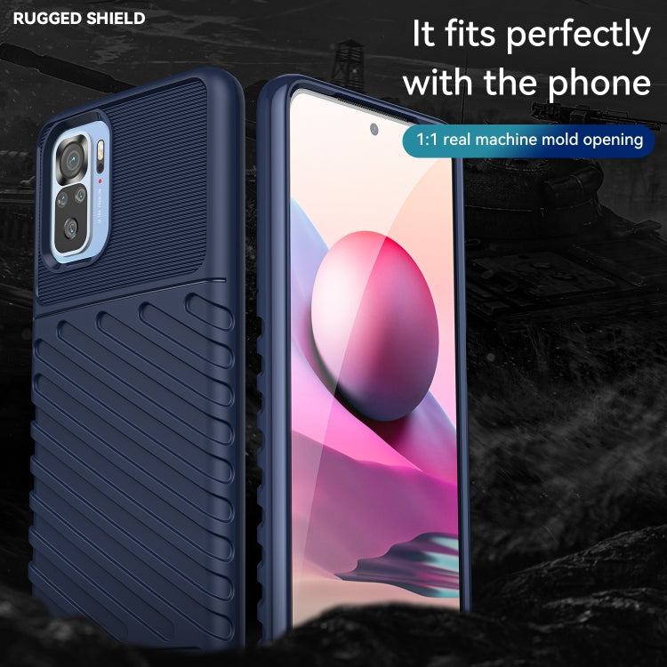 THUNDER Ochranný kryt pre Xiaomi Redmi Note 10 / Note 10S - modrý