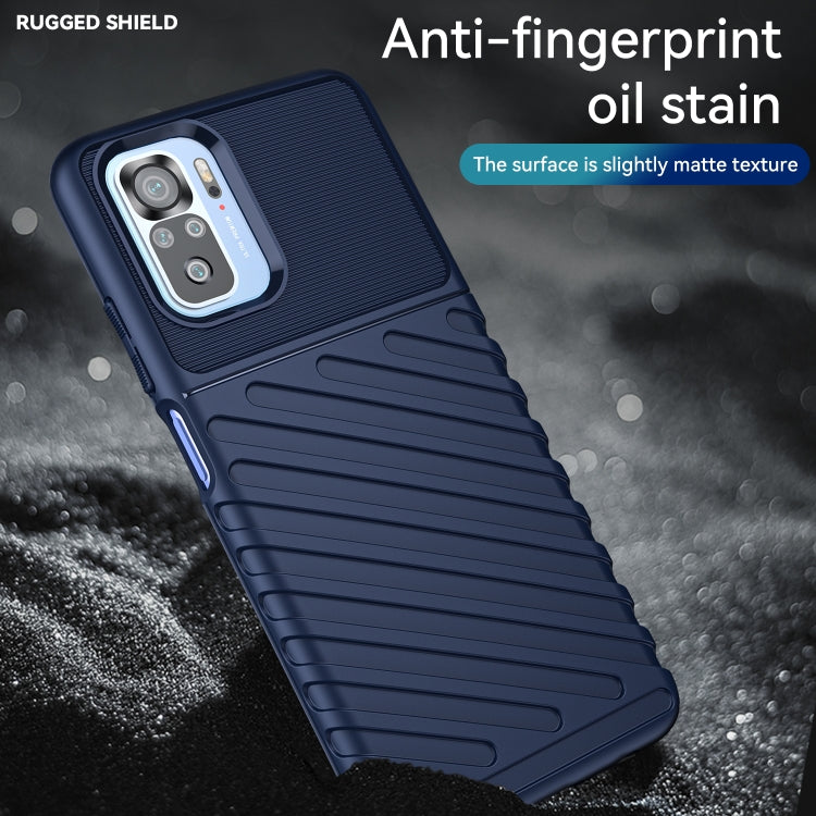 THUNDER Ochranný kryt pre Xiaomi Redmi Note 10 / Note 10S - modrý
