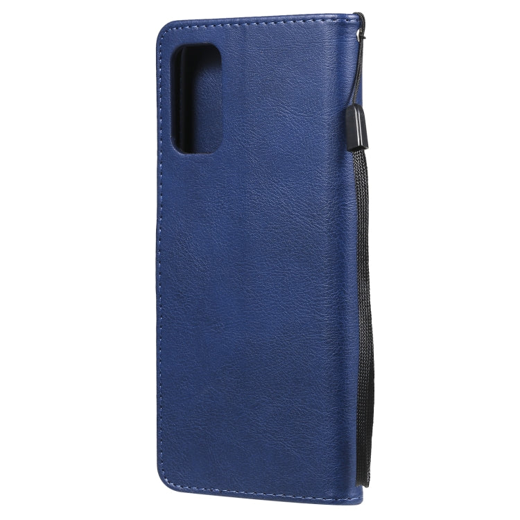 SOLID Knižkové puzdro pre Xiaomi Redmi Note 10 5G - modré