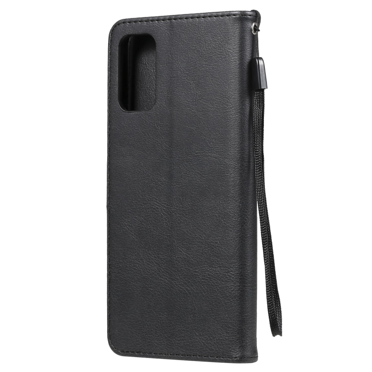 SOLID Knižkové puzdro pre Xiaomi Redmi Note 10 5G - čierne