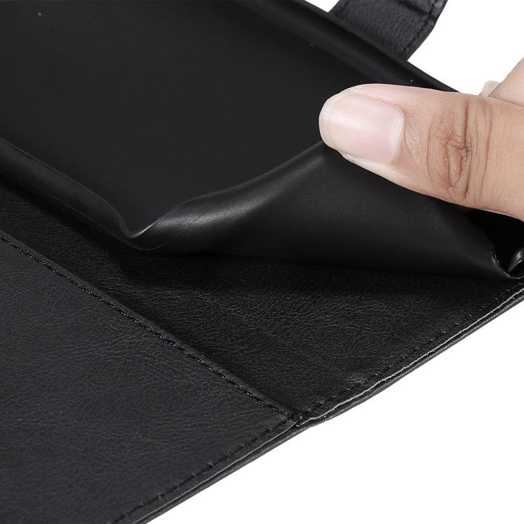 SOLID Knižkové puzdro pre Xiaomi Redmi Note 10 5G - čierne