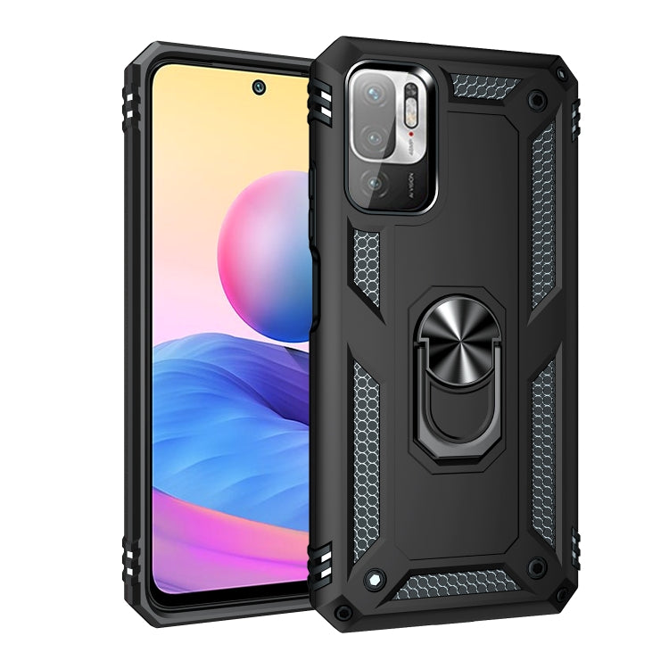 RING ARMOR Tvrdený kryt pre Xiaomi Redmi Note 10 5G - čierny