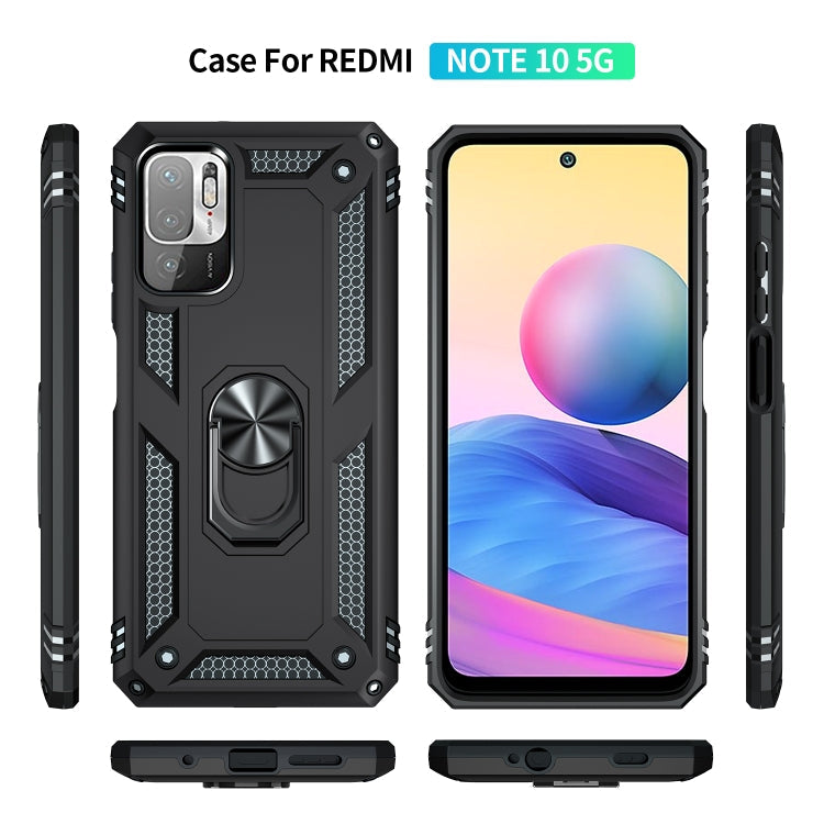RING ARMOR Tvrdený kryt pre Xiaomi Redmi Note 10 5G - čierny