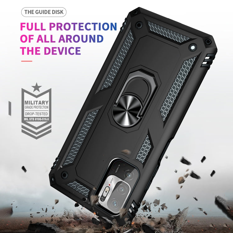 RING ARMOR Tvrdený kryt pre Xiaomi Redmi Note 10 5G - čierny