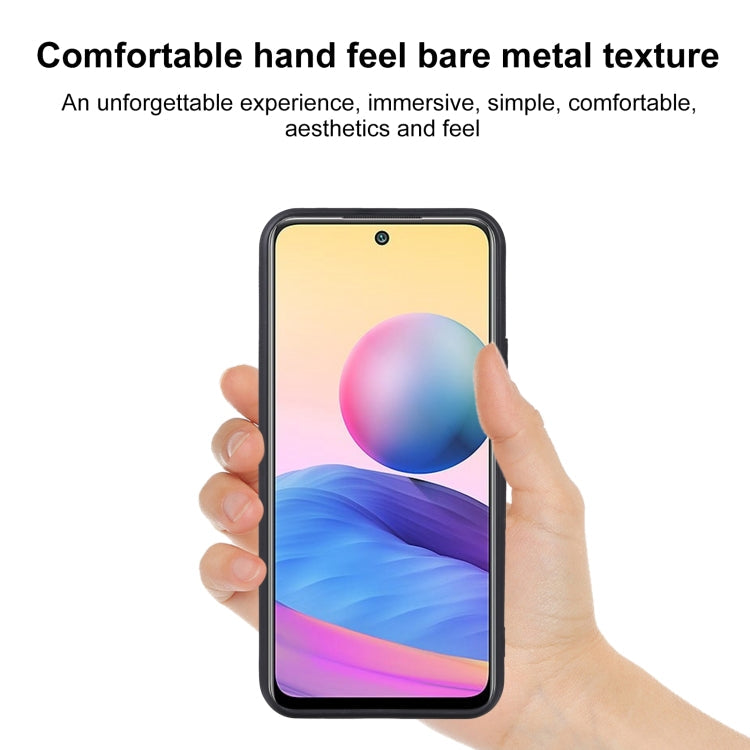 MATT Silikónový obal pre Xiaomi Redmi Note 10 5G - čierny
