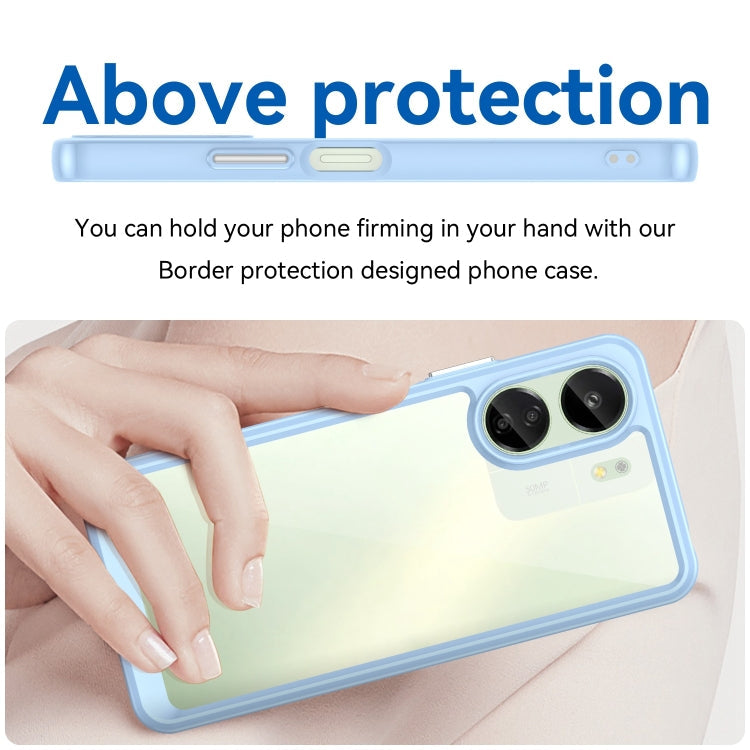 ACRYLIC Zadný kryt pre Xiaomi Redmi 13C - modrý