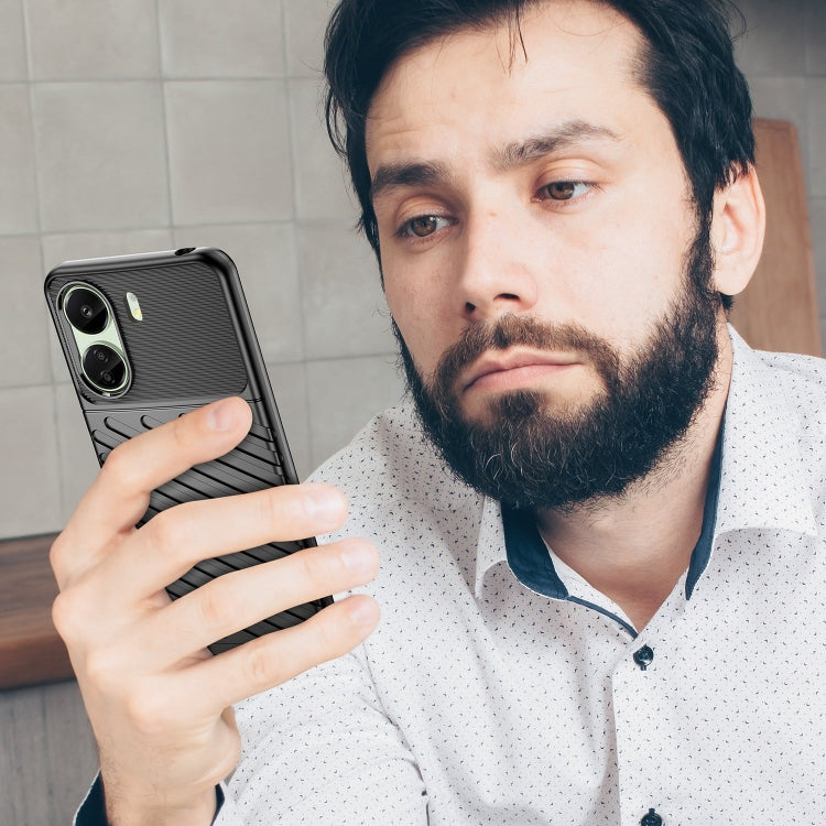 THUNDER Ochranný kryt pre Xiaomi Redmi 13C - čierny