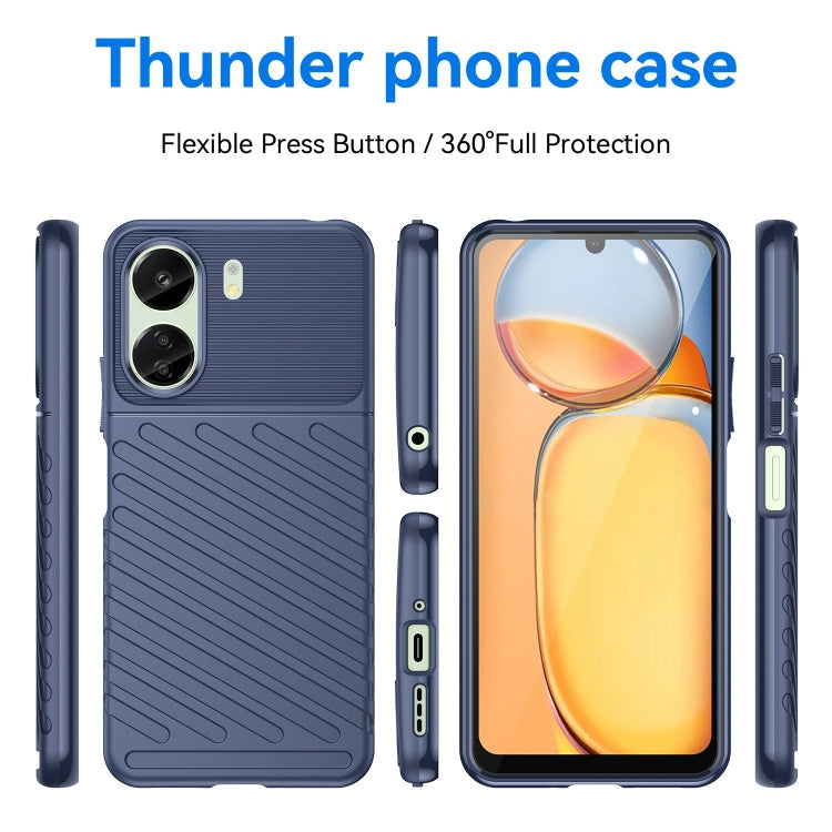 THUNDER Ochranný kryt pre Xiaomi Redmi 13C - modrý