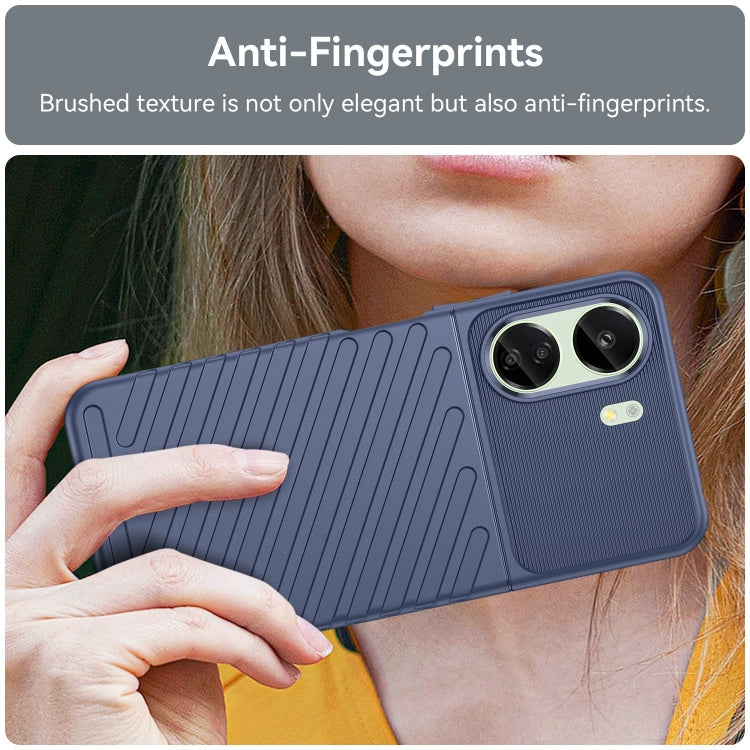 THUNDER Ochranný kryt pre Xiaomi Redmi 13C - modrý