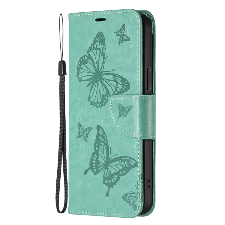 BUTTERFLY Knižkové puzdro pre Xiaomi Redmi 13C - zelené