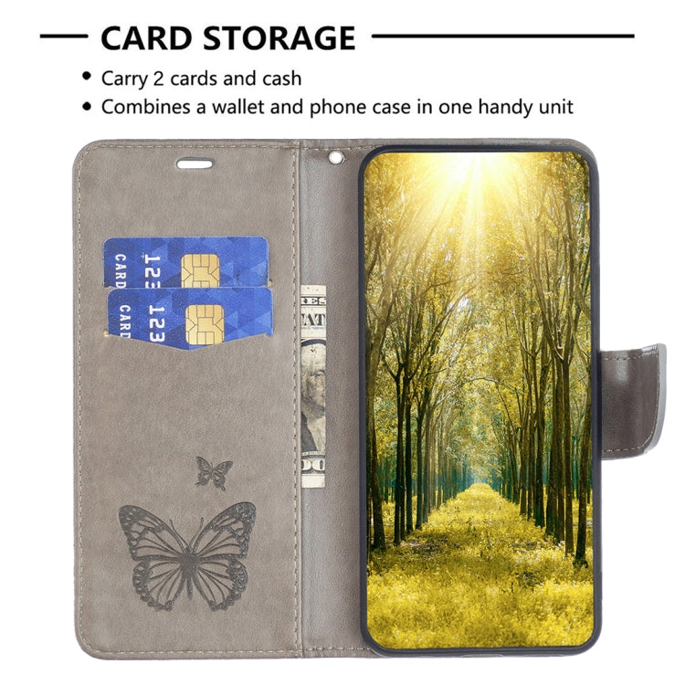 BUTTERFLY Knižkové puzdro pre Xiaomi Redmi 13C - sivé