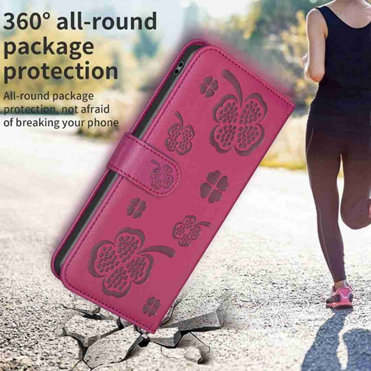 LEAF Knižkové puzdro pre Xiaomi Redmi 13C - bordové