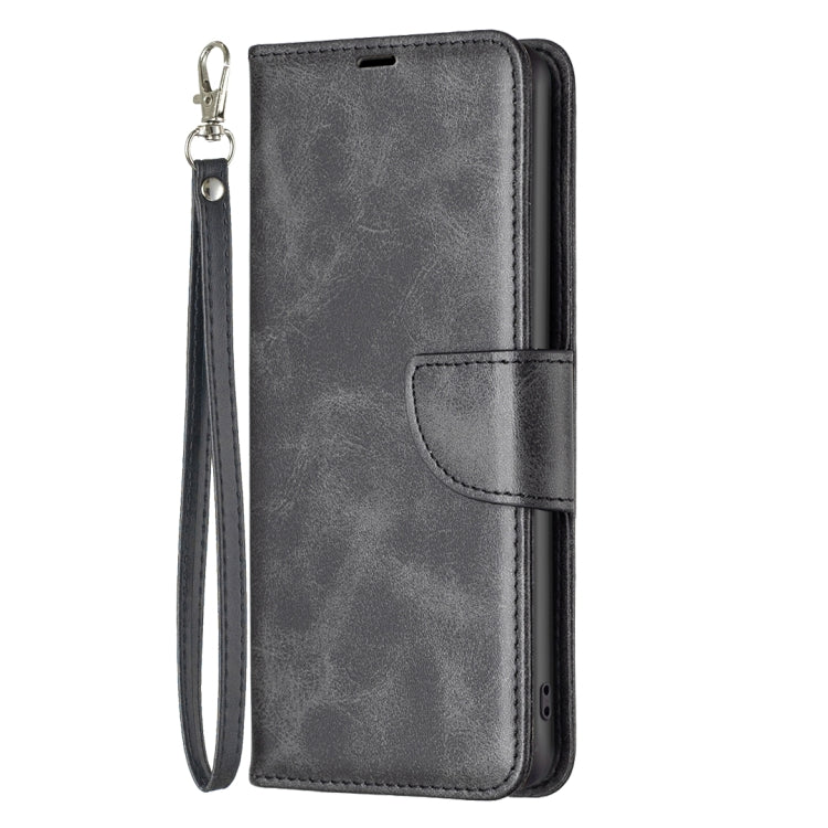 LAMBSKIN Knižkové puzdro pre Xiaomi Redmi 13C - čierne