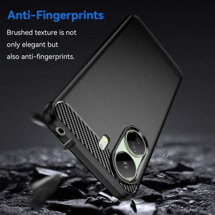 CARBON Zadný obal pre Xiaomi Redmi 13C - čierny