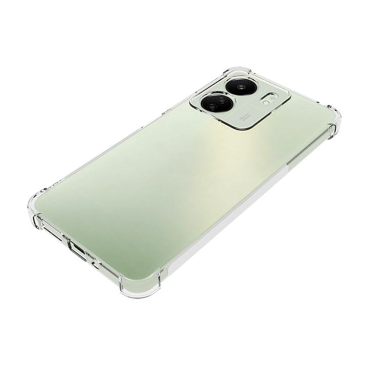 TRANSPARENTNÝ Silikónový obal pre Xiaomi Redmi 13C - priesvitný