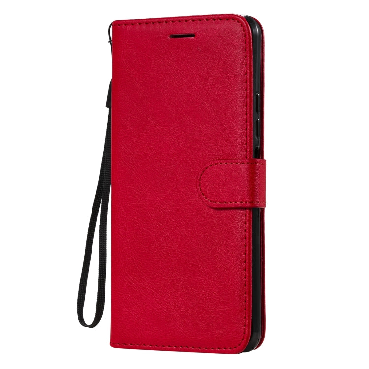 SOLID Knižkové puzdro pre Xiaomi Mi 11 Lite / Mi 11 Lite 5G - červené