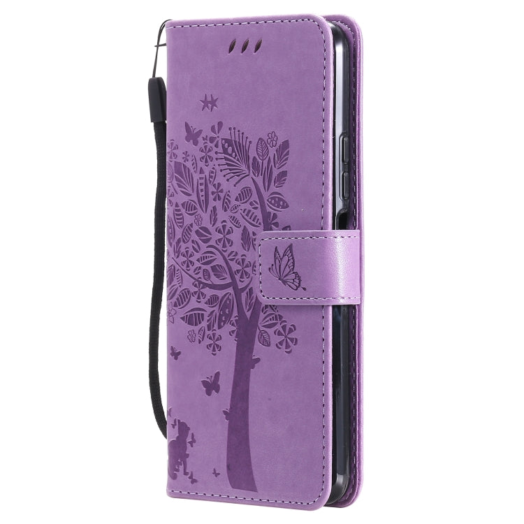 TREE Knižkové puzdro pre Xiaomi Mi 11 Lite / Mi 11 Lite 5G - fialové