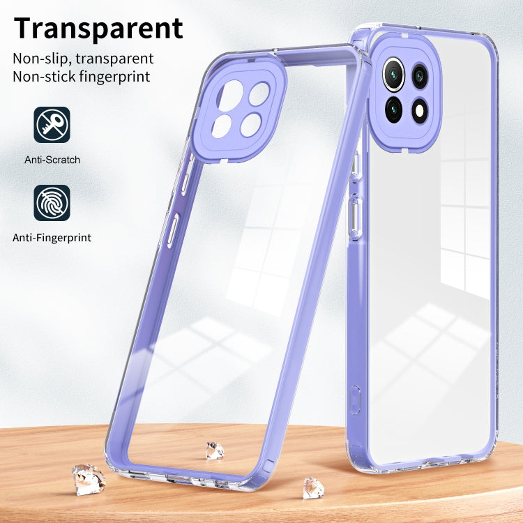 FRAME Zadný kryt pre Xiaomi Mi 11 Lite / Mi 11 Lite 5G - fialový