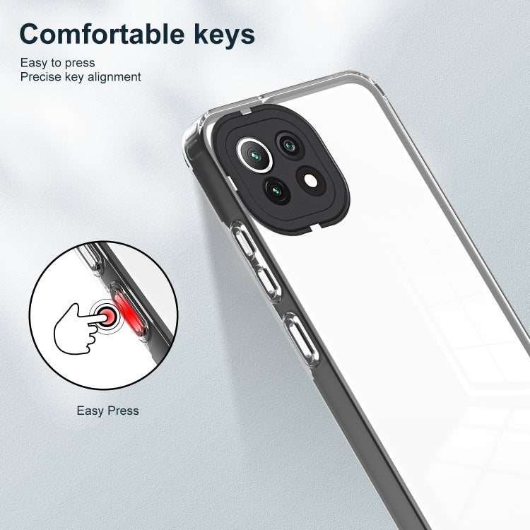 FRAME Zadný kryt pre Xiaomi Mi 11 Lite / Mi 11 Lite 5G - čierny
