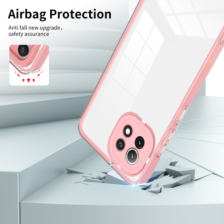 FRAME Zadný kryt pre Xiaomi Mi 11 Lite / Mi 11 Lite 5G - ružový