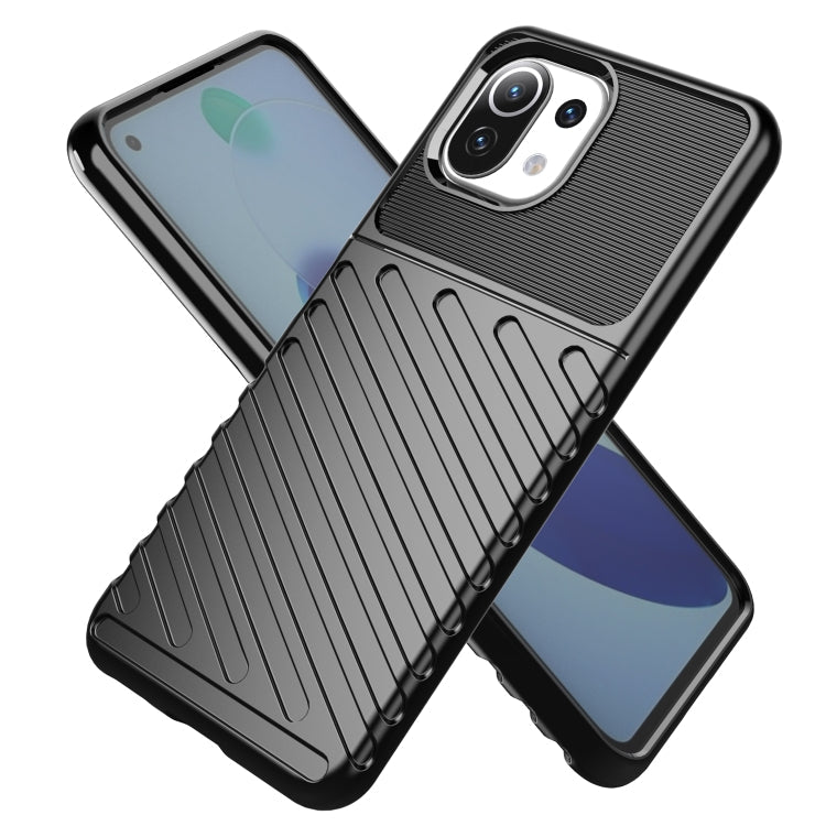 THUNDER Ochranný kryt pre Xiaomi Mi 11 Lite / Mi 11 Lite 5G - čierny