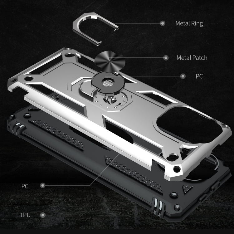 RING ARMOR Tvrdený kryt pre Xiaomi Mi 11 Lite / Mi 11 Lite 5G - sivý