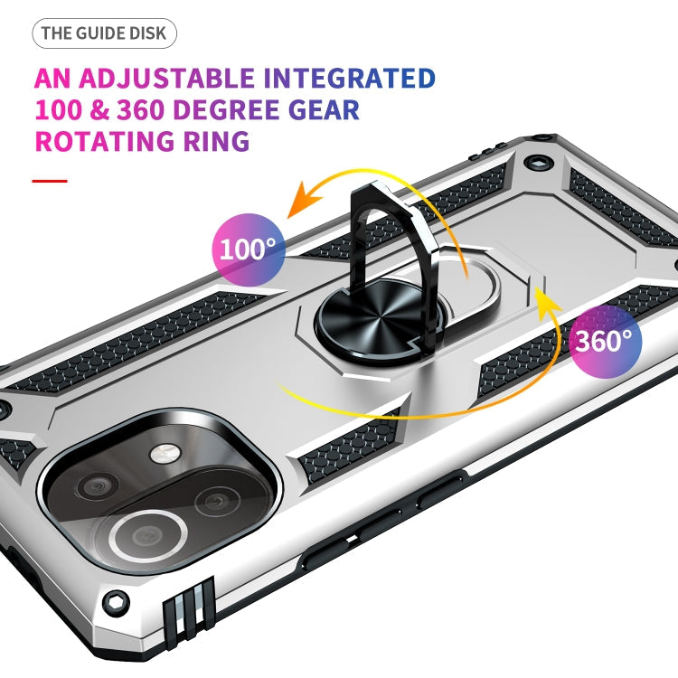 RING ARMOR Tvrdený kryt pre Xiaomi Mi 11 Lite / Mi 11 Lite 5G - sivý