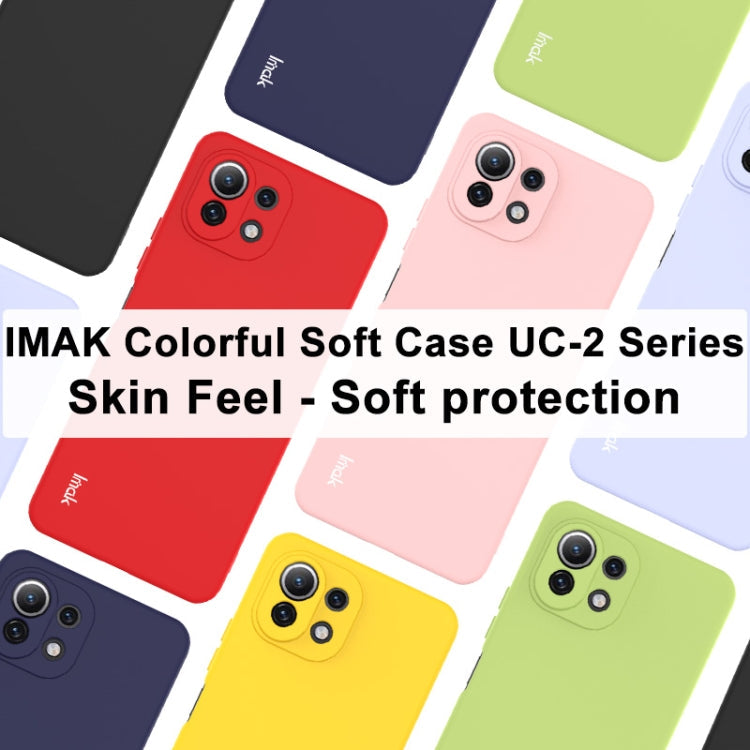MATT Silikónový obal pre Xiaomi Mi 11 Lite / Mi 11 Lite 5G - žltý