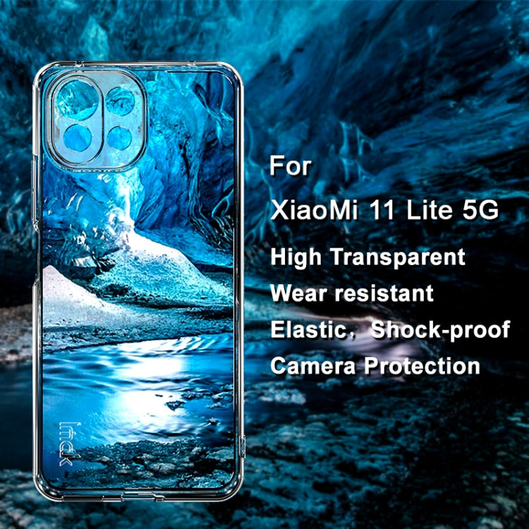 TRANSPARENTNÝ Silikónový obal pre Xiaomi Mi 11 Lite / Mi 11 Lite 5G - priesvitný