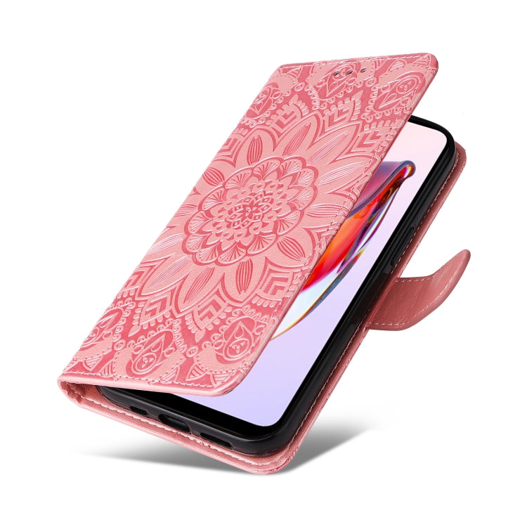 SUNFLOWER Knižkové puzdro pre Xiaomi Redmi 12C - ružové