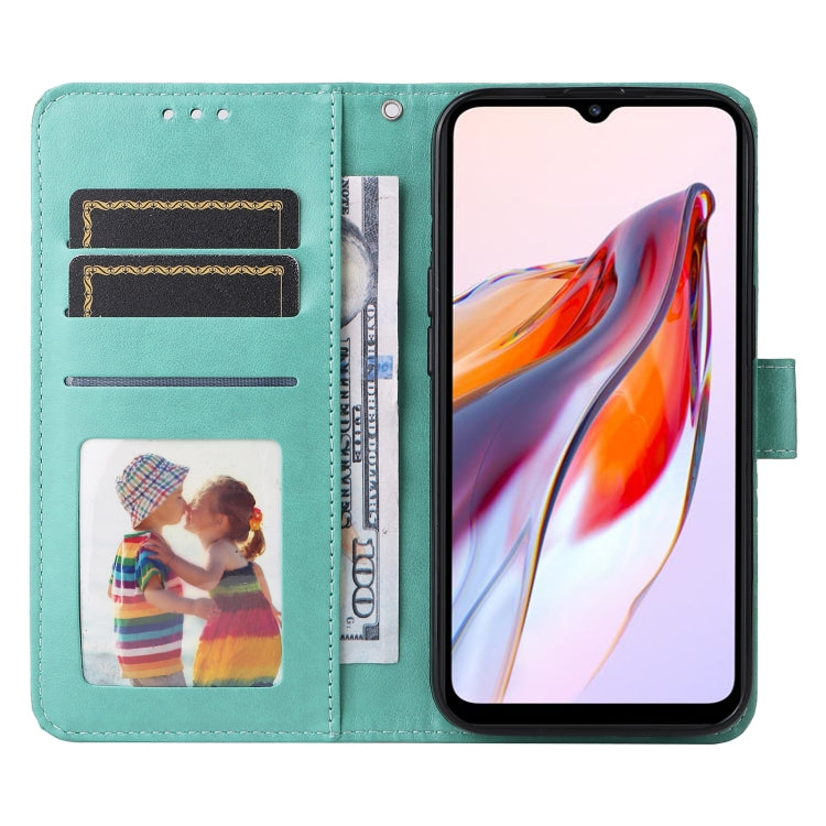 SUNFLOWER Knižkové puzdro pre Xiaomi Redmi 12C - zelené