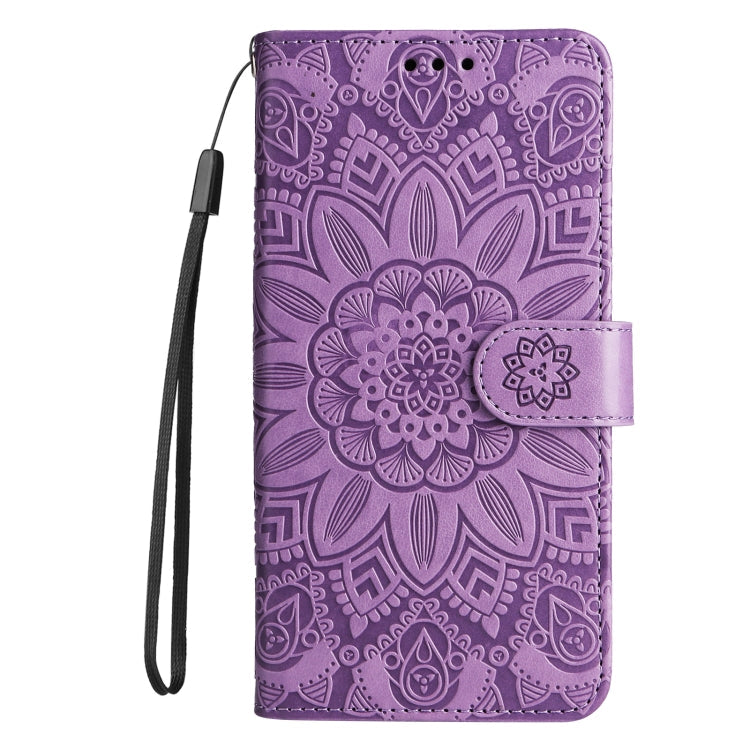 SUNFLOWER Knižkové puzdro pre Xiaomi Redmi 12C - fialové