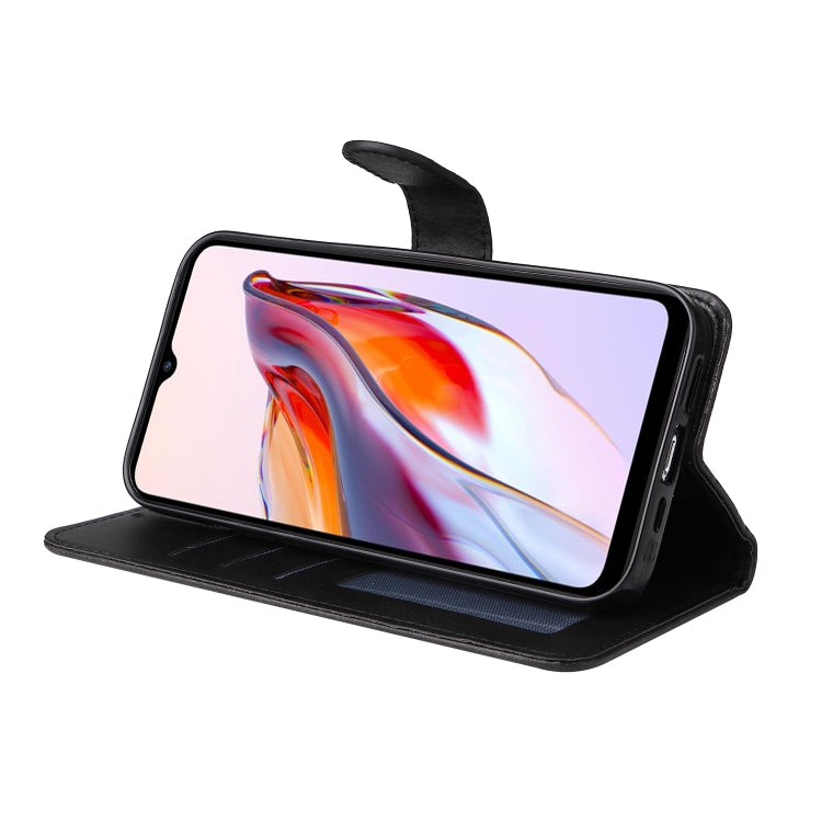 CALF Knižkové puzdro pre Xiaomi Redmi 12C - čierne