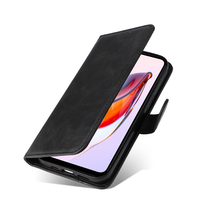 CALF Knižkové puzdro pre Xiaomi Redmi 12C - čierne