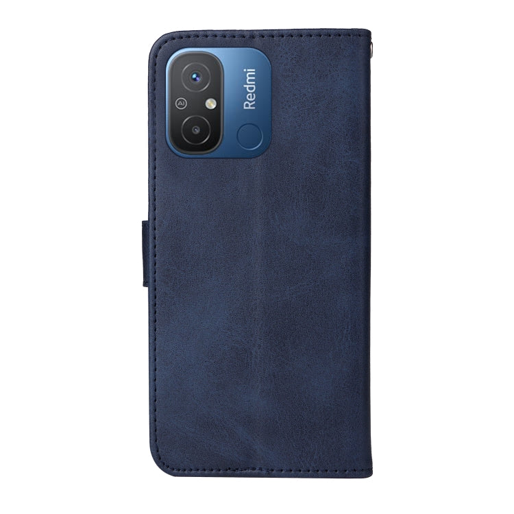 CALF Knižkové puzdro pre Xiaomi Redmi 12C - modré