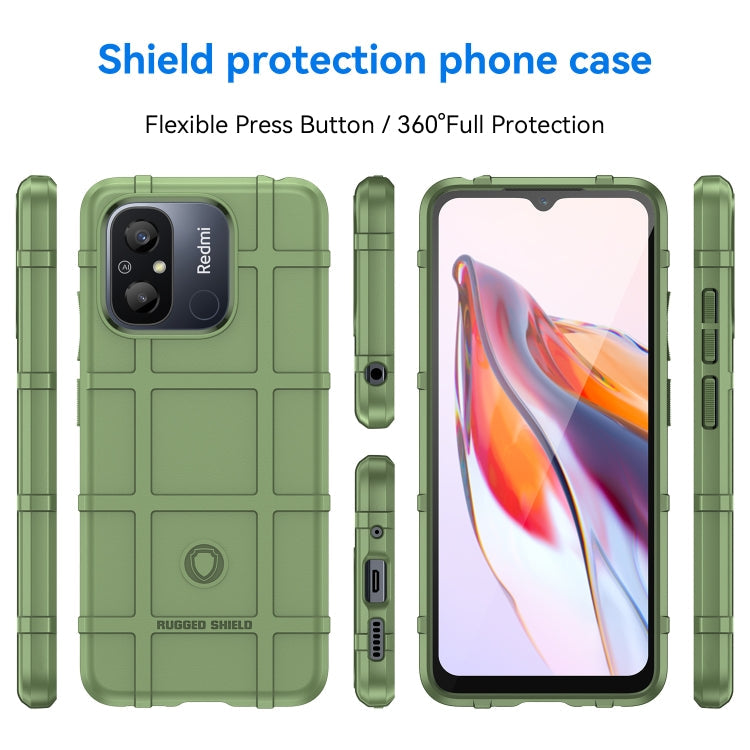 RUGGED Zadný kryt pre Xiaomi Redmi 12C - zelený