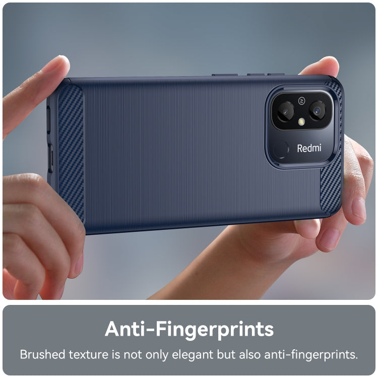 CARBON Zadný obal pre Xiaomi Redmi 12C - modrý