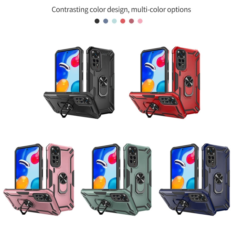 WARSHIP ARMOR Tvrdený kryt pre Xiaomi Redmi Note 11 / Note 11S - čierny