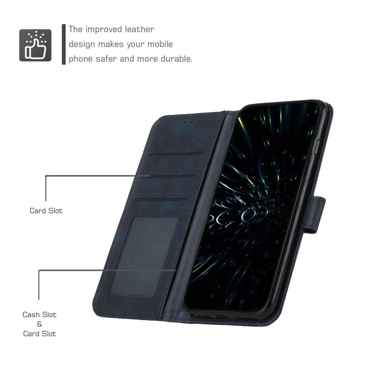 CALF Knižkové puzdro pre Xiaomi Redmi Note 11 / Note 11S - modré