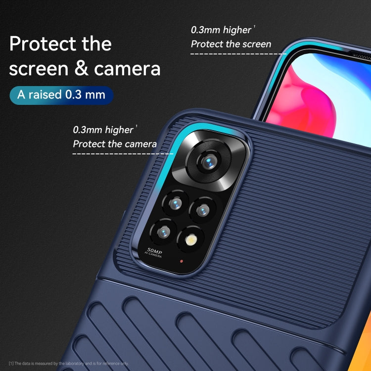 THUNDER Ochranný kryt pre Xiaomi Redmi Note 11 / Note 11S - modrý