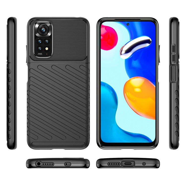THUNDER Ochranný kryt pre Xiaomi Redmi Note 11 / Note 11S - čierny
